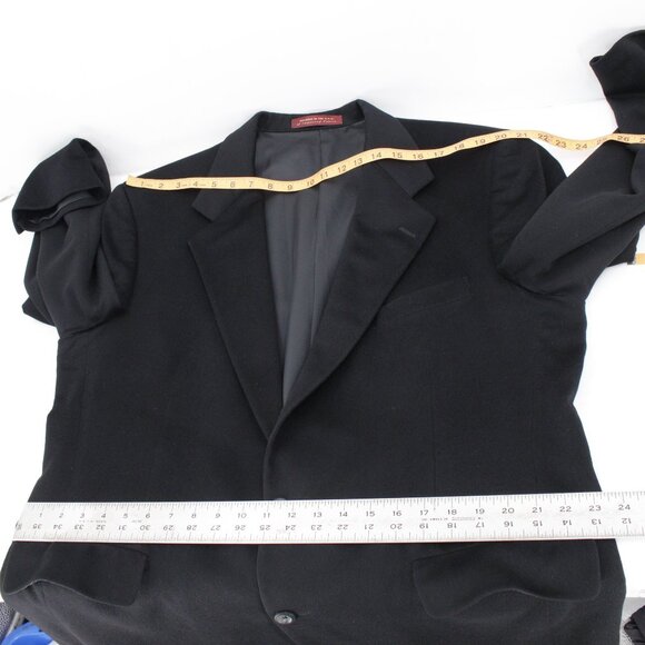 Nordstrom x Loro Piana Sport Coat Men's 48L Classic Cashmere Two Button Black - Picture 9 of 14